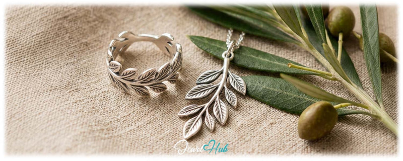 Branch charm meaning: a JewelHub olive branch MiniCharm symbolising peace and growth
