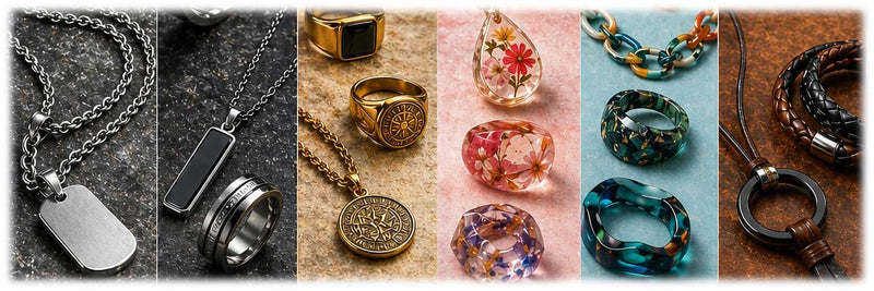 Everyday Jewellery Materials: Stainless Steel, Resin & More - JewelHub.co.uk