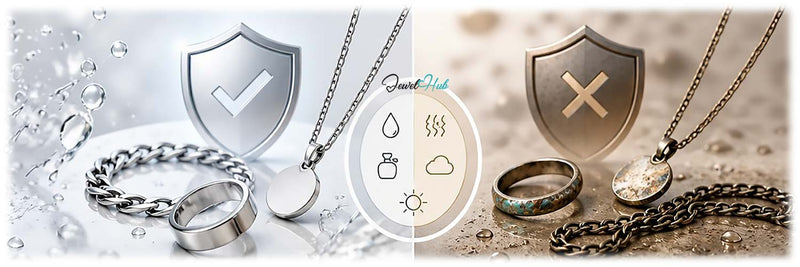 Tarnish‑Free Jewellery Guide: Why Stainless Steel Outperforms All Metals - JewelHub.co.uk