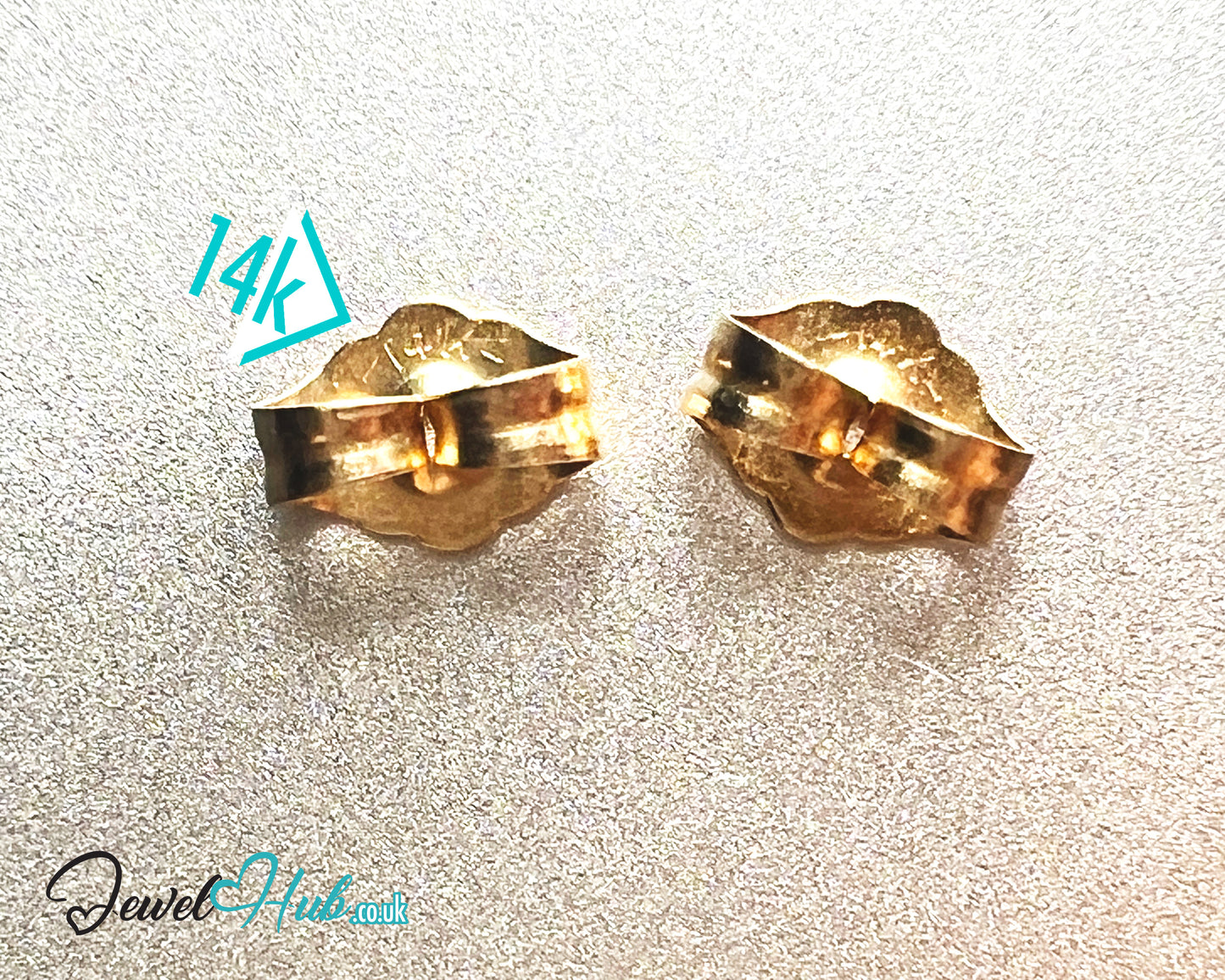 14K Solid Gold Round Onyx Stud Earrings with Floral Halo – 13mm Gemstone
