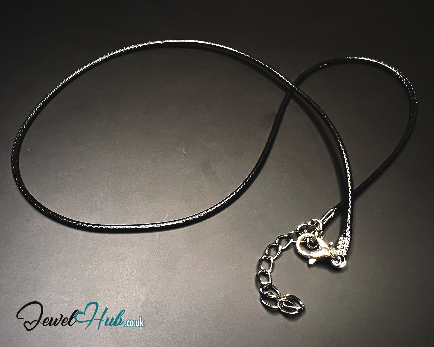 🖤 ShadowThread Necklace – Noir Faux Plain Leather Cord | Minimalist Layering Essential