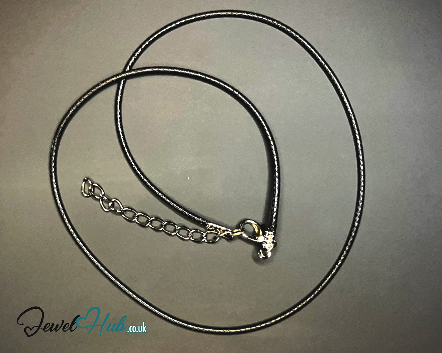 🖤 ShadowThread Necklace – Noir Faux Plain Leather Cord | Minimalist Layering Essential