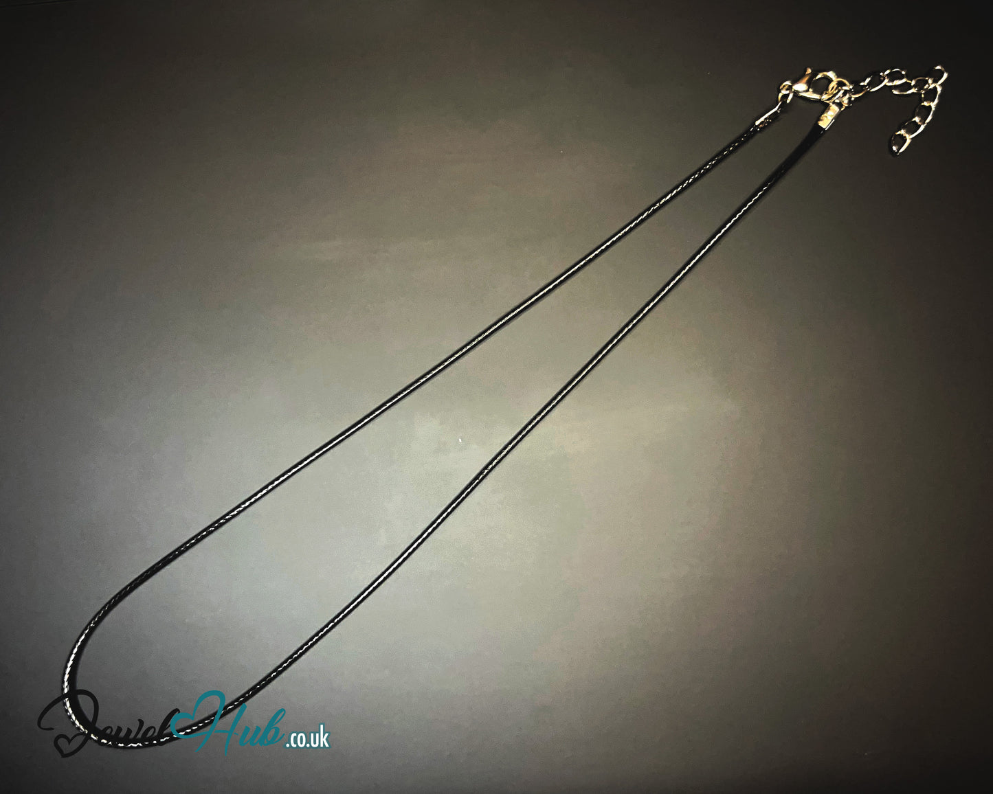 🖤 ShadowThread Necklace – Noir Faux Plain Leather Cord | Minimalist Layering Essential