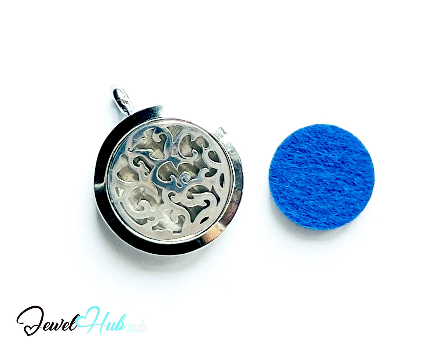 🌀 Lotus Drift – Stainless Steel Aromatherapy Pendant for Calm & Centering CT