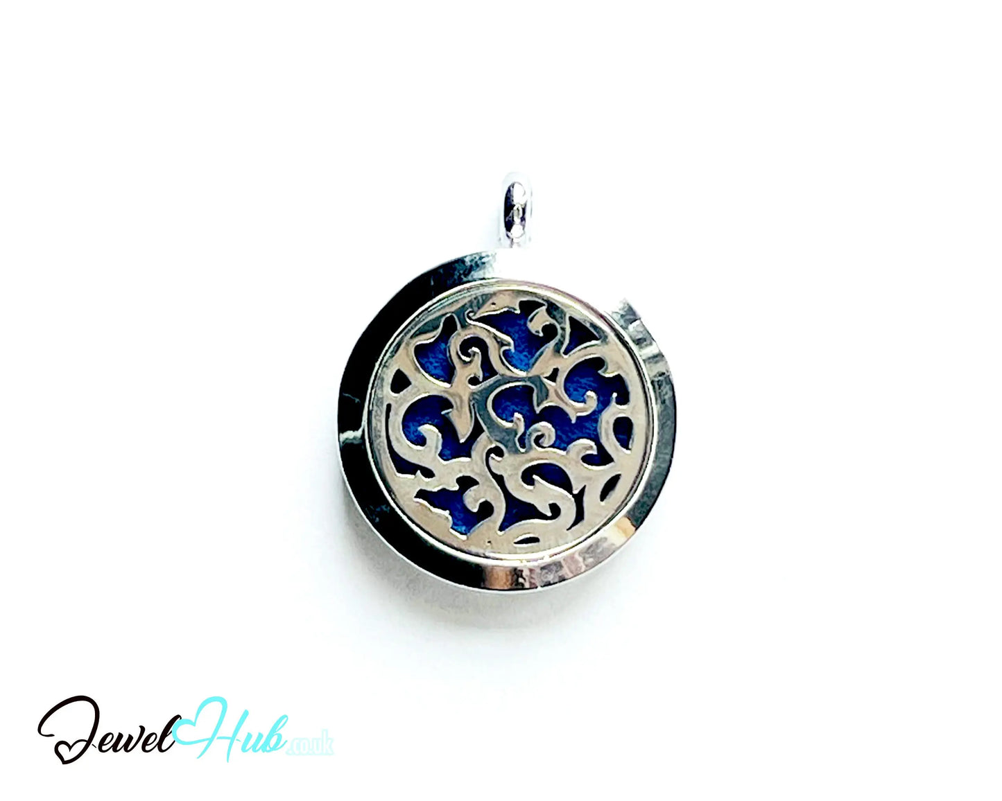 🌀 Lotus Drift – Stainless Steel Aromatherapy Pendant for Calm & Centering CT