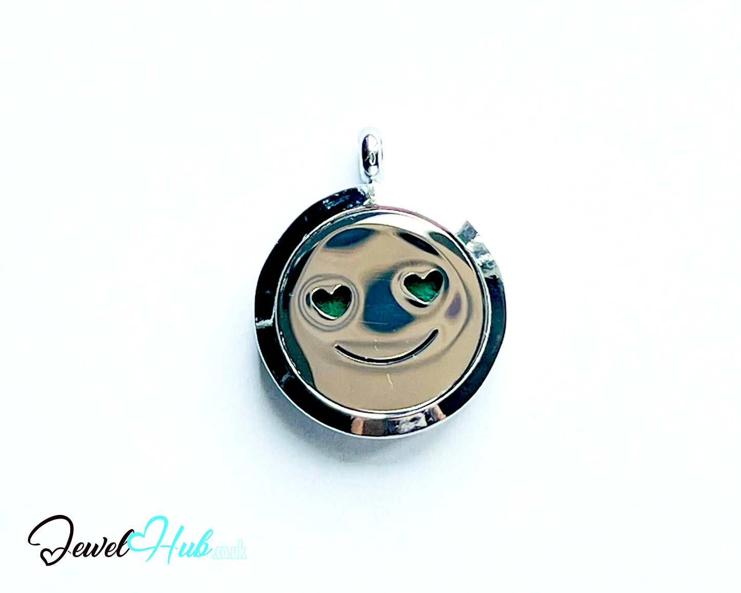 😄 Smiley Cool v2 – Stainless Steel Aromatherapy Pendant for Mood & Mini Wins CT