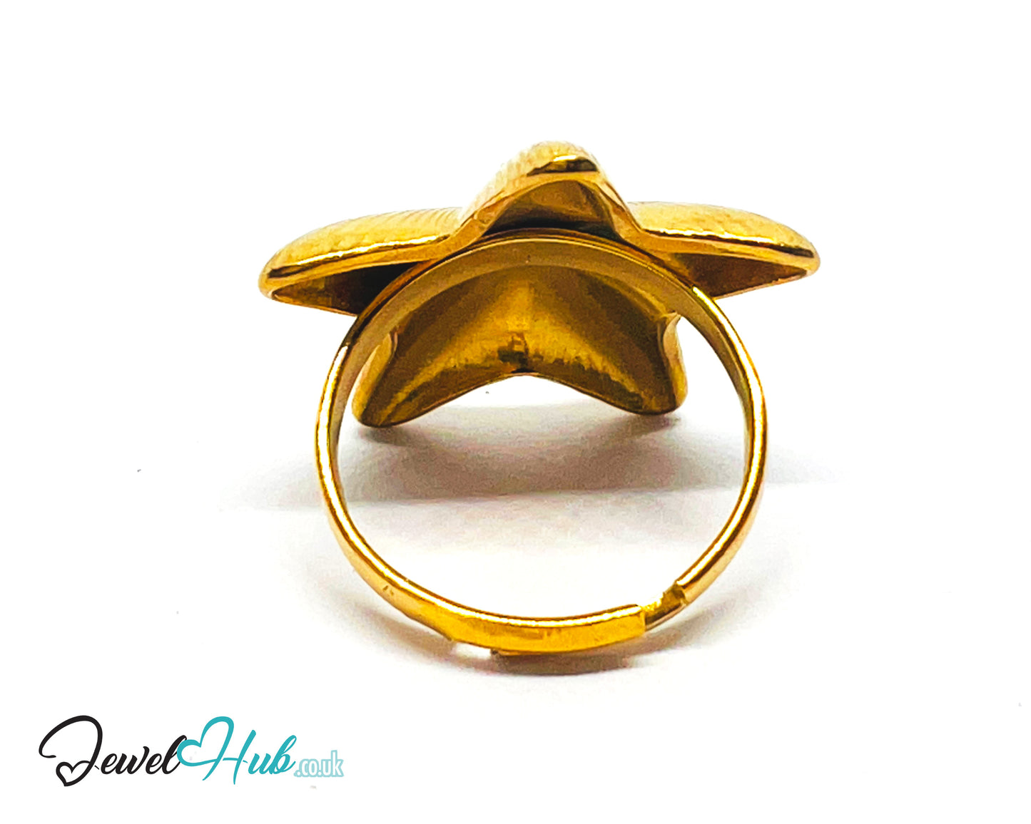 ⭐ Starform Gold Plated Star Ring · Zinc Alloy · UK M · US 7 · Celestial Statement