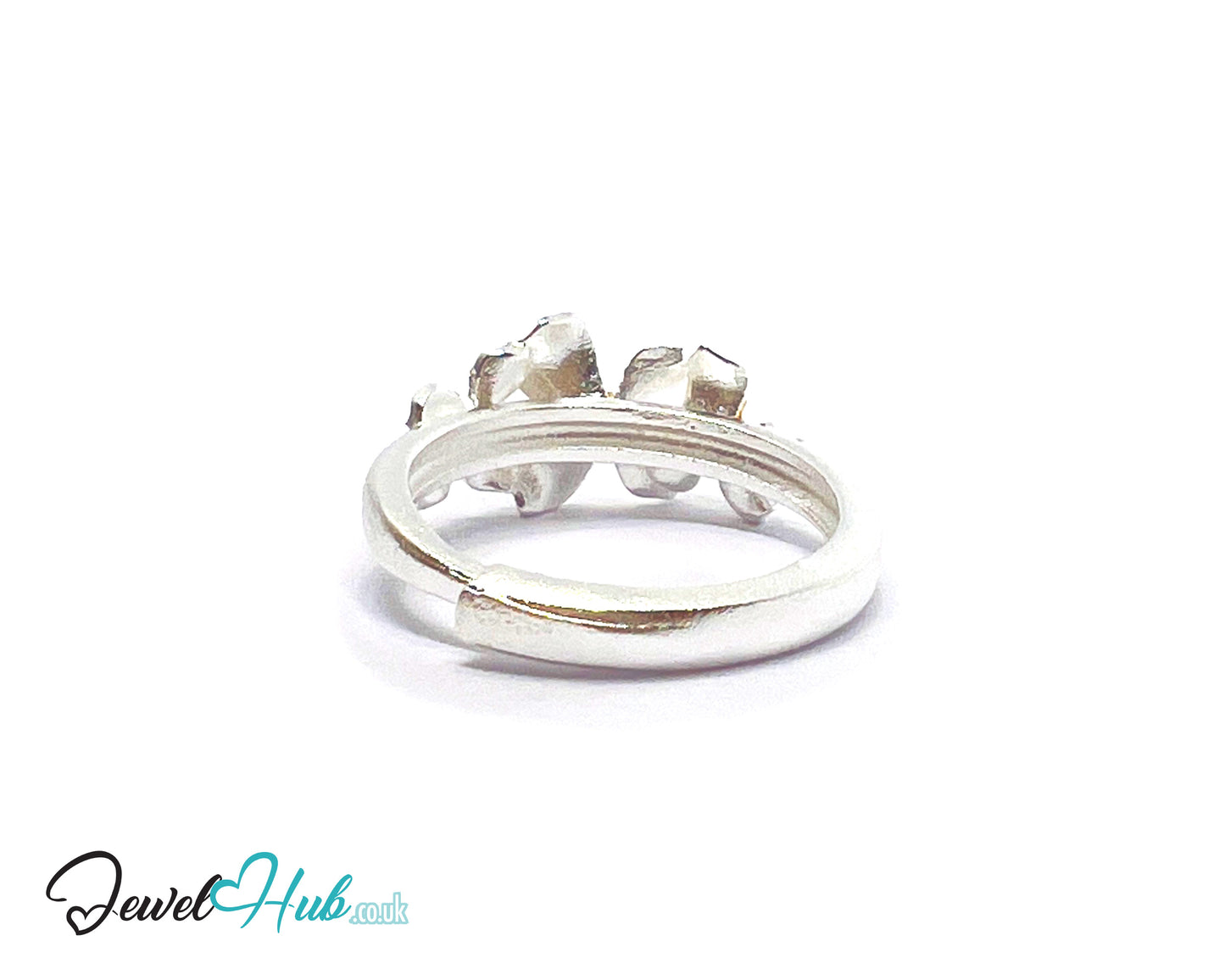 925 Sterling Silver Floral Golden Bloom Ring | 2.81g | Adjustable (N-P) | Golden Centres