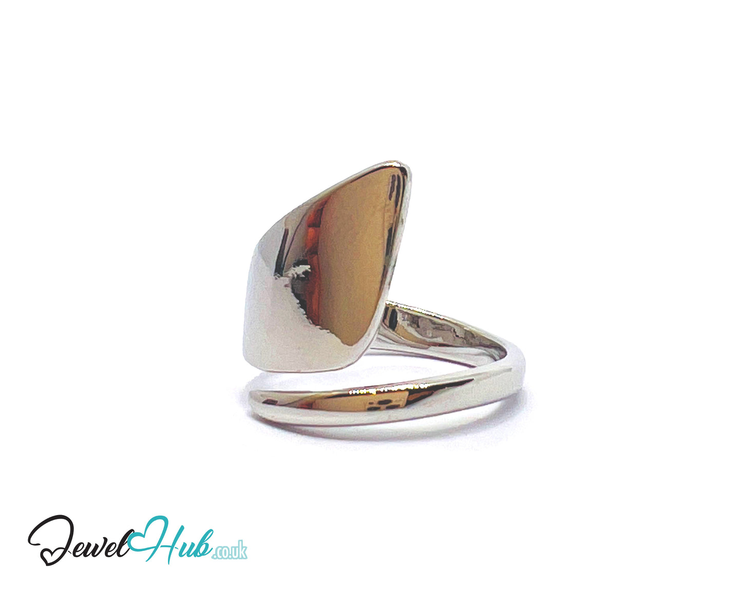 925 Sterling Silver Sculptural Ring | 4.9g | Adjustable (N-P) | Molten Arc