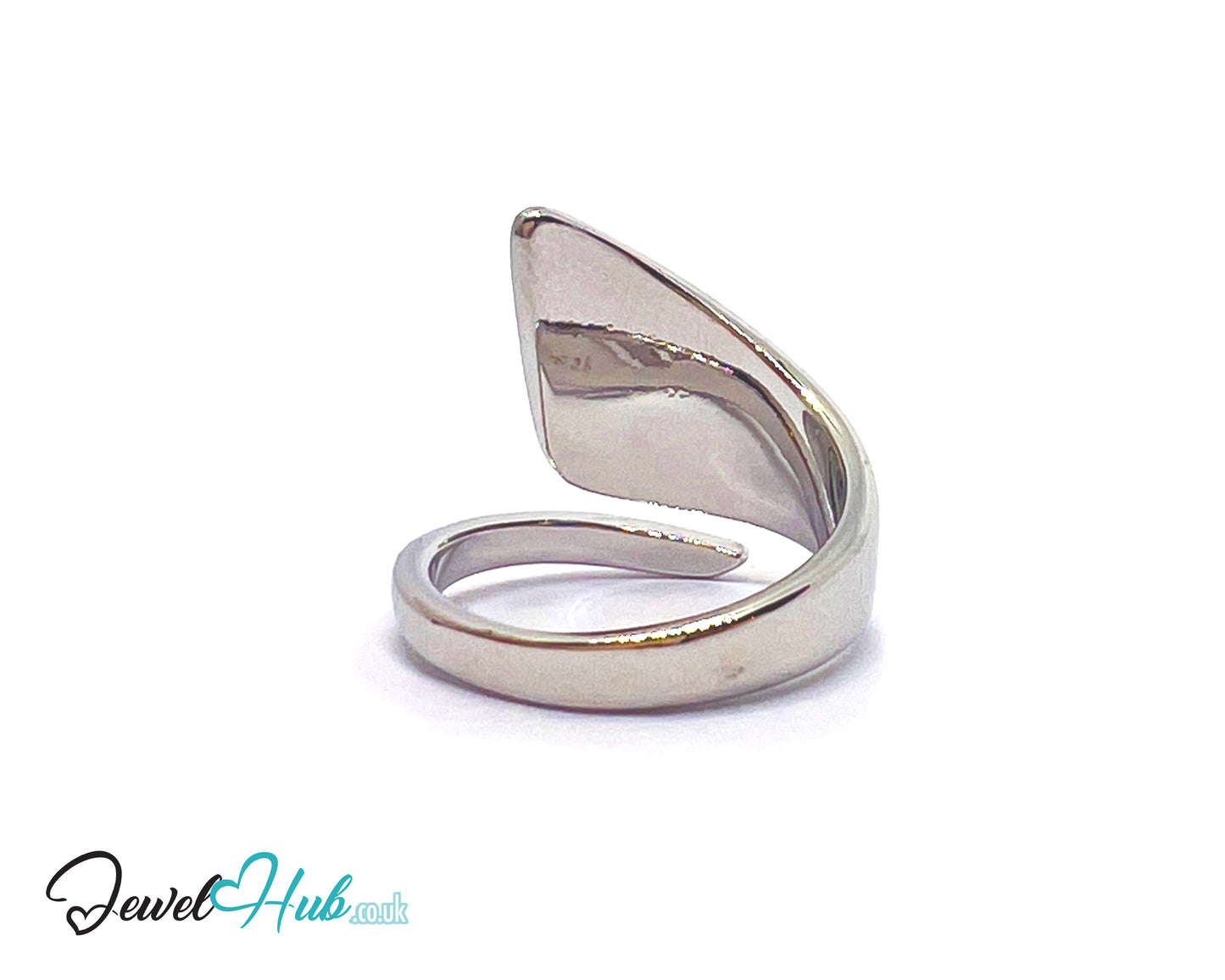925 Sterling Silver Sculptural Ring | 4.9g | Adjustable (N-P) | Molten Arc