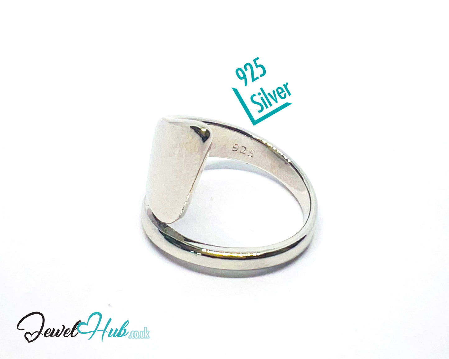 925 Silver Ring (Hallmarked) Sculptural Wrap · UK N-O-P · US 7–8 · 4.56g