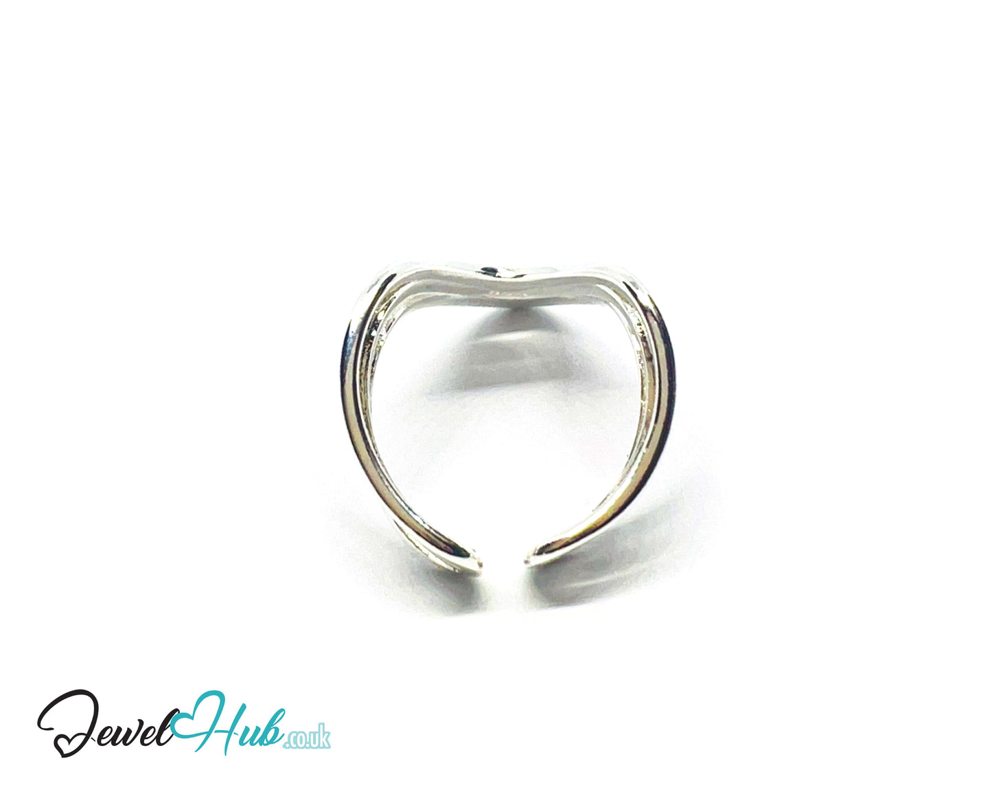 925 Silver Ring (Hallmarked) Layered Point · UK K-L-M · US 5.5–6.5 · 2.94g