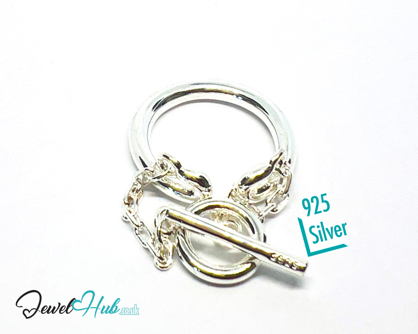 925 Silver Ring Duo (Hallmarked) Chain Connector · UK L · US 6 · 4.85g