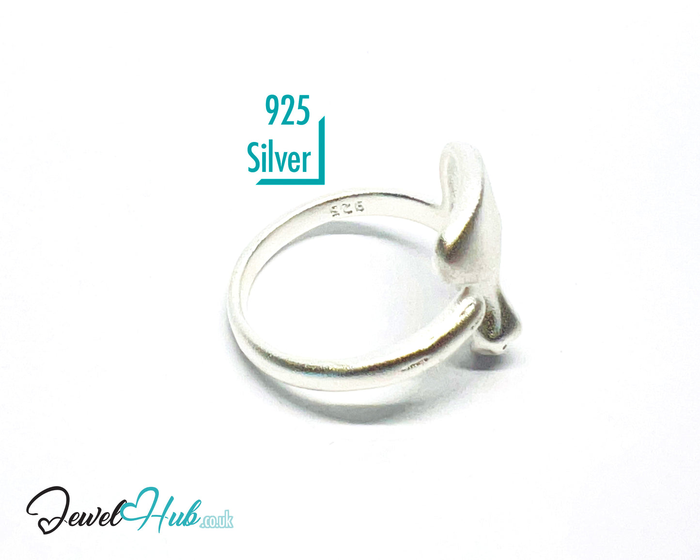 925 Silver Ring (Hallmarked) Abstract Face · UK M-N-O · US 6.5–8 · 3.68g