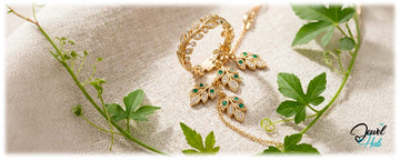 Vine motif charm: a JewelHub vine MiniCharm with a modular, timeless design
