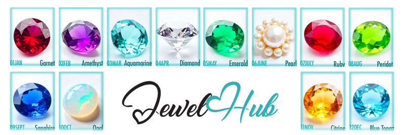 💎 Birthstones by Month: Meaning, Color, and Modern Styling - JewelHub.co.uk
