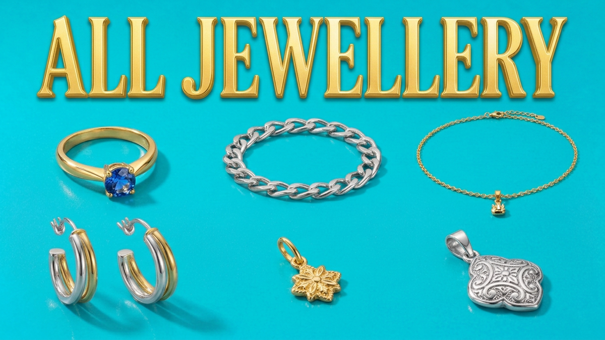 All JewelHub jewellery: rings, bracelets, necklaces, earrings, charms and pendants in gold and silver