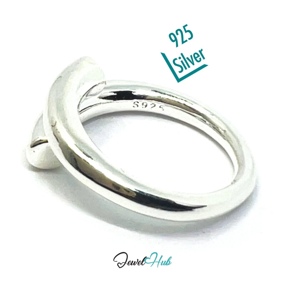 925 Silver Ring (Hallmarked) Aero Fold Design | 7.1–7.7g | Adjustable UK N - O - P - JewelHub.co.uk