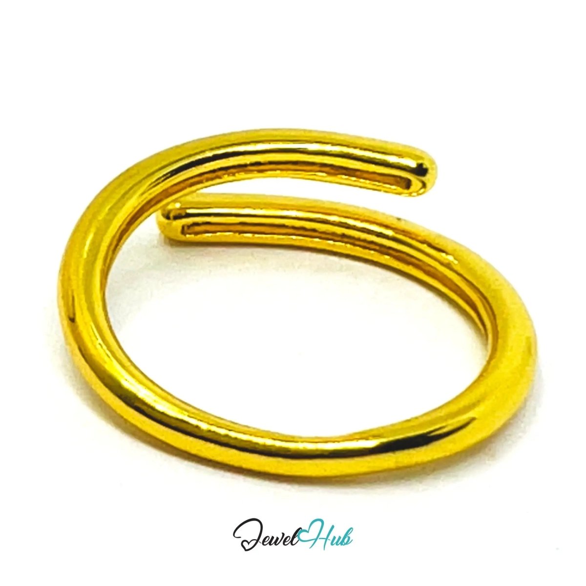 925 Silver Ring (Hallmarked) Forged Nail Design | 3.25g | Adjustable UK O - P - Q - JewelHub.co.uk