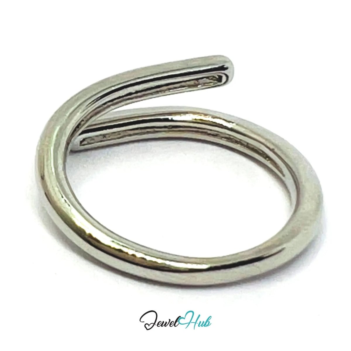 925 Silver Ring (Hallmarked) Forged Nail Design | 3.25g | Adjustable UK O - P - Q - JewelHub.co.uk