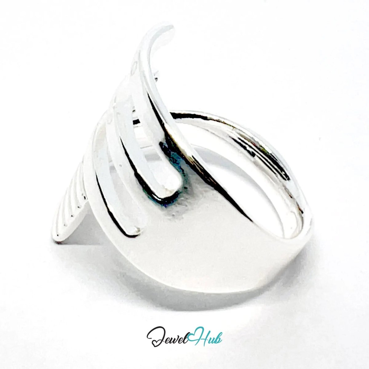 925 Silver Ring (Hallmarked) Multi - Band Wrap · UK N - O - P · US 7–8.5 · 4.34g - JewelHub.co.uk