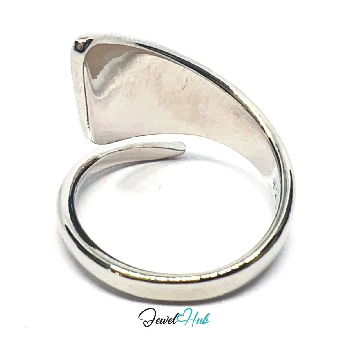 925 Silver Ring (Hallmarked) Sculptural Wrap · UK N - O - P · US 7–8 · 4.56g - JewelHub.co.uk