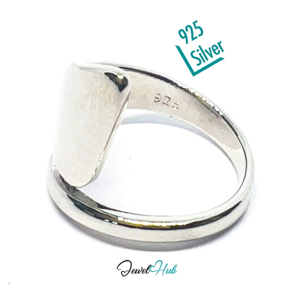 925 Silver Ring (Hallmarked) Sculptural Wrap · UK N - O - P · US 7–8 · 4.56g - JewelHub.co.uk