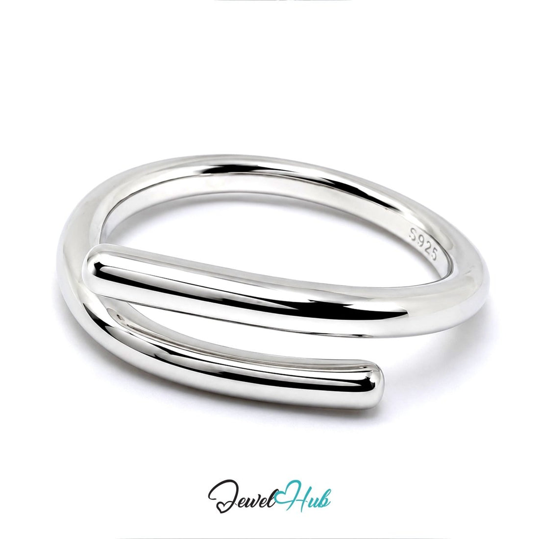 925 Silver Ring (Hallmarked) Forged Nail Design | 3.25g | Adjustable UK O - P - Q - JewelHub.co.uk