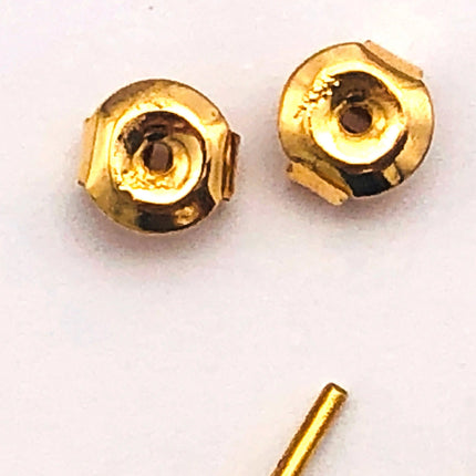 14k (585) Yellow Solid Gold Yellow Citrine GemStone Pear Shape Design Stud Earrings JH