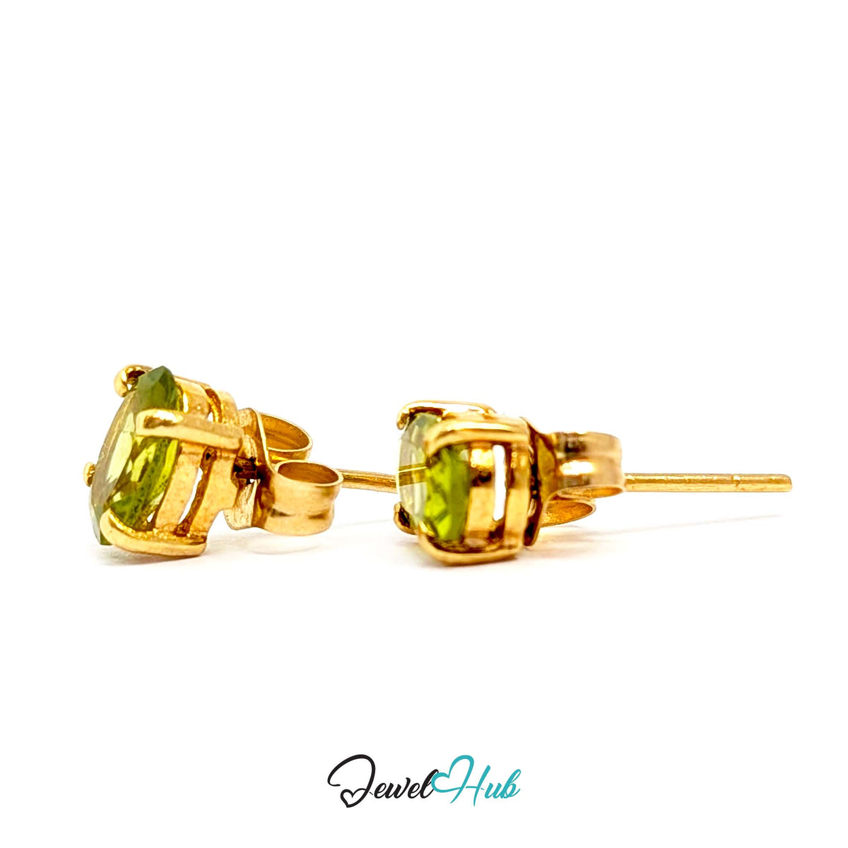 Peridot green sitting between olive and lime, warmer than emerald - JewelHub
