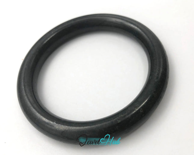 Vintage Black Jade Jadeite Bangle Bracelet JH