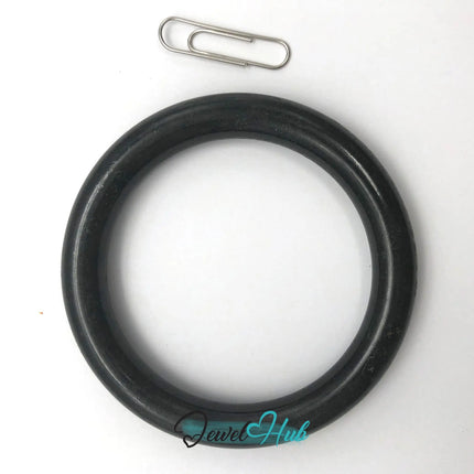 Vintage Black Jade Jadeite Bangle Bracelet JH