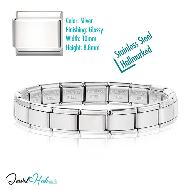 Italian Bracelet – FortunaLink™ Modular Charm Starter Set (8 Links) CA