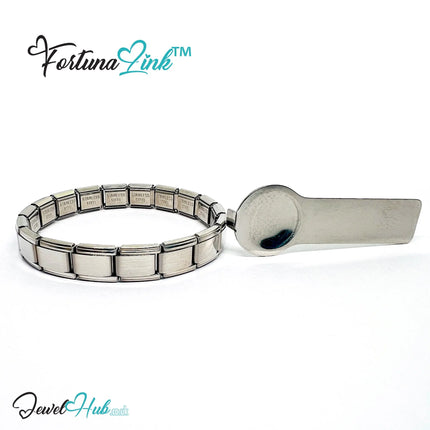 Italian Charm Bracelet by FortunaLink™ – 18-Link Modular Starter Bundle CA