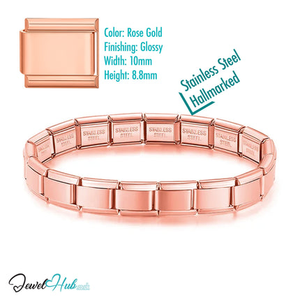 Italian Bracelet – FortunaLink™ Modular Charm Starter Set (8 Links) CA