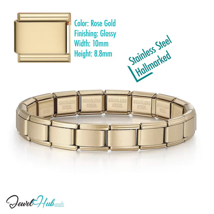 Italian Bracelet – FortunaLink™ Modular Charm Starter Set (8 Links) CA
