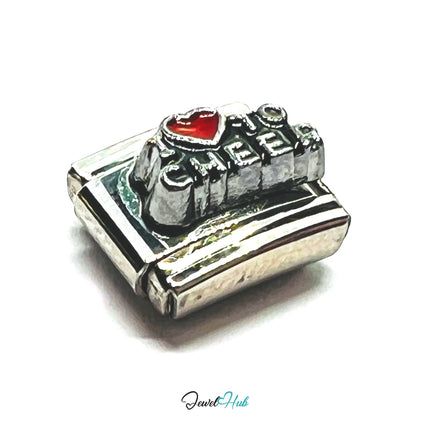 FortunaLink™ Identity Charm – Love & Cheers Edition (9mm Italian Bracelets)