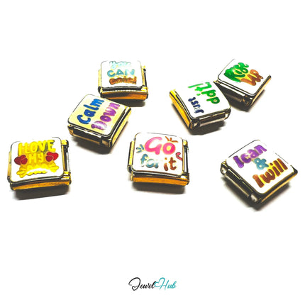 FortunaLink™ Motivation Charm – Empower Edition (9mm Italian Bracelets)