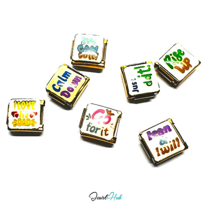 FortunaLink™ Motivation Charm – Empower Edition (9mm Italian Bracelets)