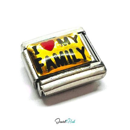 FortunaLink™ Family Charm – Love Edition (9mm Italian Bracelets)