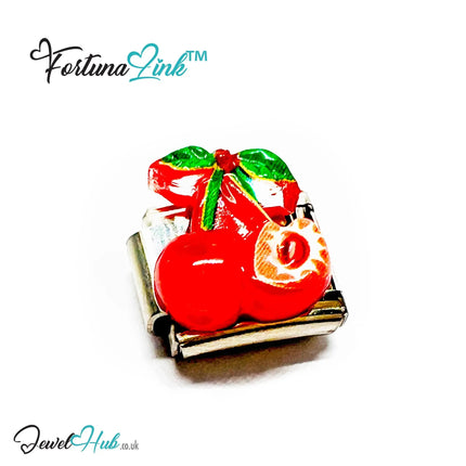 Fruit Resin Italian Bracelet Charms | FortunaLink™ Stainless Steel 10mm Tiles CA