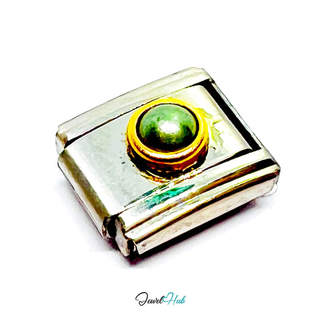 FortunaLink™ Mini Pearl Charm for 9mm Italian Bracelets – Colourful Modular Link