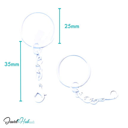 Colorful Keychain Ring Clasp · Alloy · 10 Colours · Lightweight Everyday Organizer CT