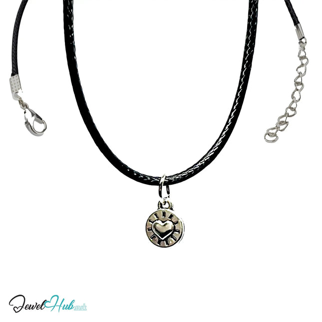 MiniCharm . Love Heart & Circle Heart . Accent of Emotion . Silver-Plated Zinc Alloy Charms