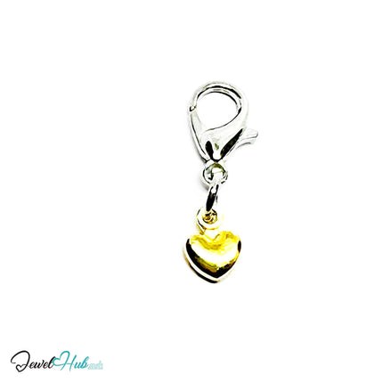 Petite Heart MiniCharms – Gold & Silver-Plated Miniature for Meaning | Necklace or Bracelet Options | Zinc Alloy Jewellery