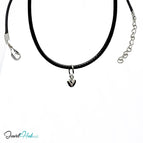Silver-Plated / With Faux Leather Necklace