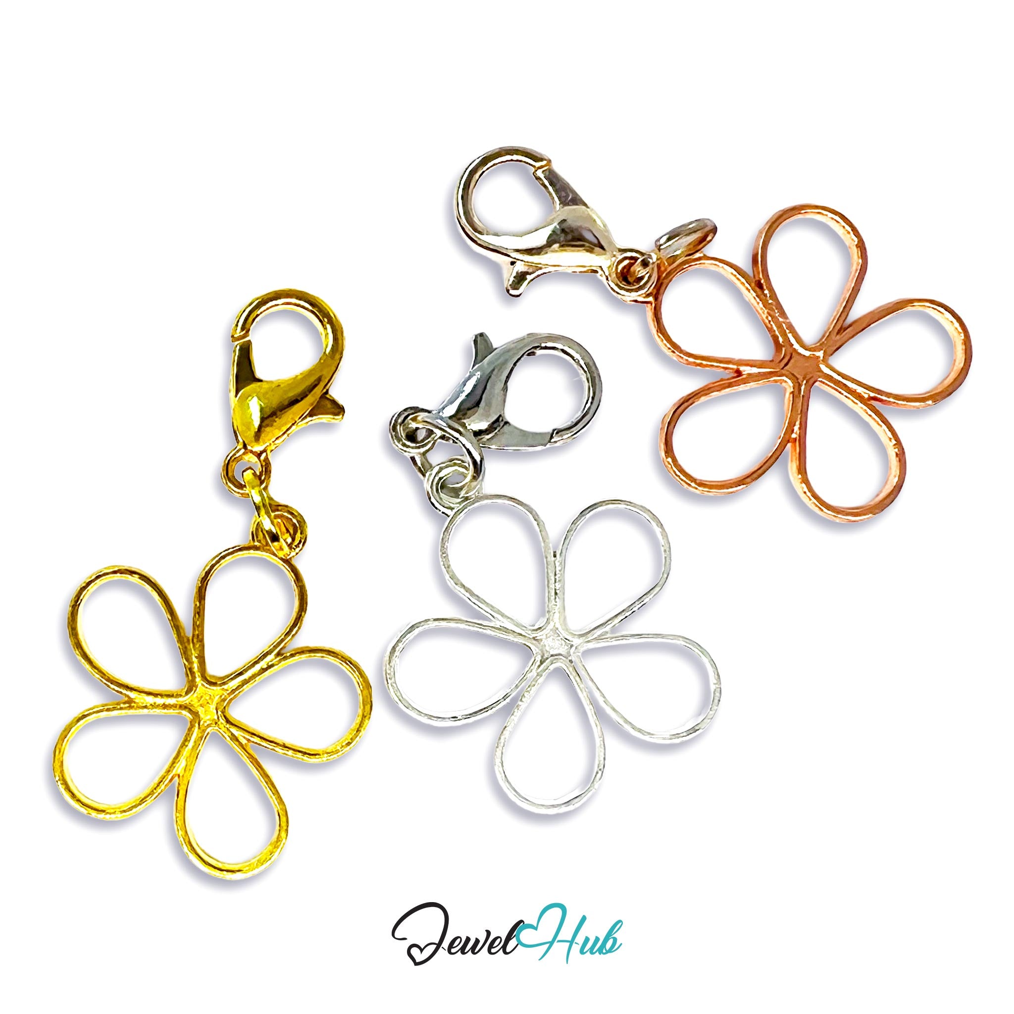 MiniCharm™ Flower Series – Hollow Harmony Pack (Set of 3)