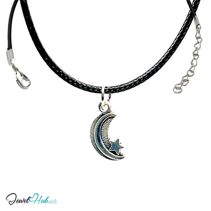 Moon Duo MiniCharms – Silver-Plated MiniCharm for Resonance | Necklace or Bracelet Options | Zinc Alloy Jewellery
