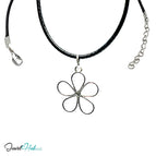 Silver-Plated / With Faux Leather Necklace