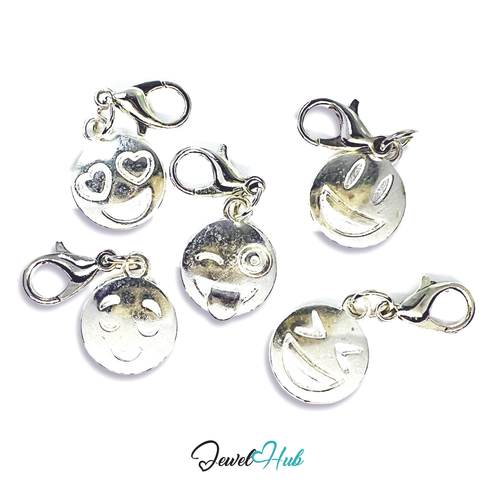 MiniCharm™ Emotion Series – Silver Expressions Pack (Set of 5)